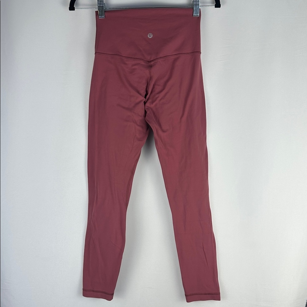 Lululemon Align Pant II *25" High-Rise Misty Merlot Nulu Cropped Leggings Size 4 - Picture 11 of 16